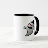 Mug Fantôme mignon de pixel (Devant droit)