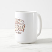 Mug Fantôme Rétro "Hey Boo!" (Devant droit)