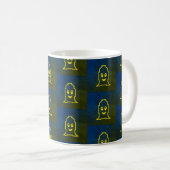 Mug Fantôme souriant mignon (Devant droit)