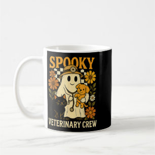 Mug Fantôme tenant un vétérinaire de chien chat noir H