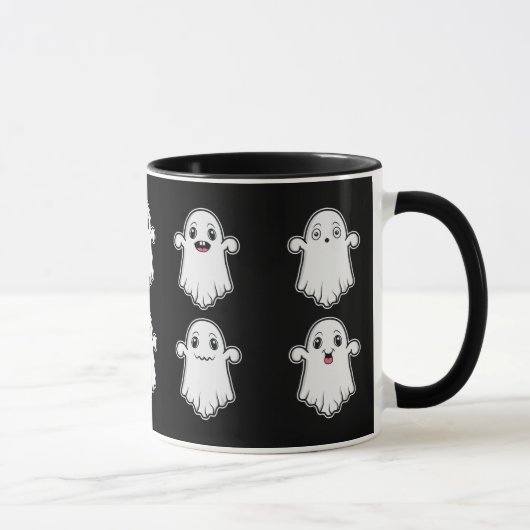 Mug Fantômes avec différentes expressions faciales Hal (Droite)