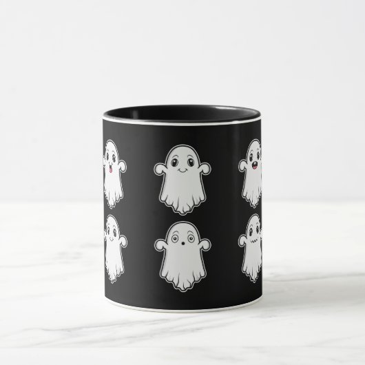 Mug Fantômes avec différentes expressions faciales Hal (Centre)