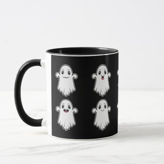 Mug Fantômes avec différentes expressions faciales Hal (Gauche)