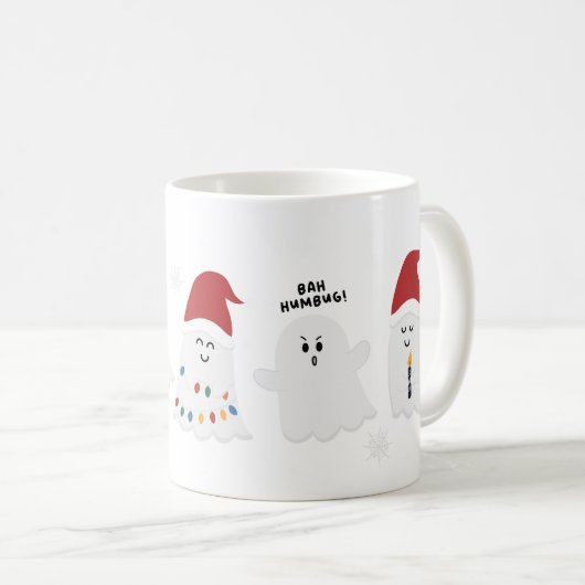Mug Fantômes de Noël Éffrayants (Devant droit)