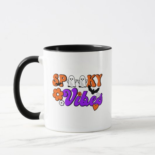 Mug Fantômes de vibes éffrayantes (Gauche)