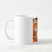 Mug Fantômes d'Halloween Patch de citrouille hantée (Gauche)