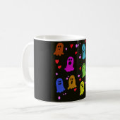 Mug fantômes éffrayants, fantômes colorés (Devant gauche)
