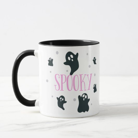 Mug Fantômes effrayants Super Mignon Halloween (Gauche)