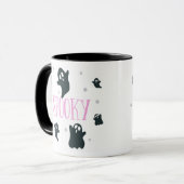 Mug Fantômes effrayants Super Mignon Halloween (Devant gauche)