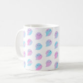 Mug Fantômes pour aquarelle de Kawaii (licorne) (Devant gauche)