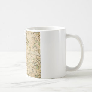 Mug Faon 1897 de roses de pivoine de pivoines