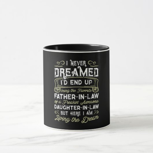Mug Far In Law Of A Freaking Awesome Daughter (Centre)