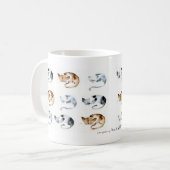 Mug Farandole de chaquarelles dormants (Devant gauche)