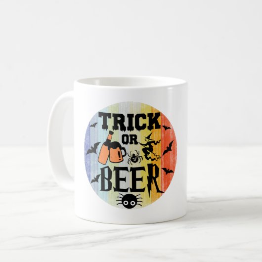 MUG FARCE OU BIÈRE - HALLOWEEN (Devant gauche)