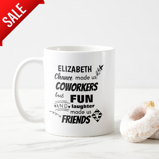 Mug Farewell Coworker Boss - nous sommes amis Custom