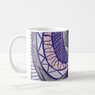 Mug Farimah | Art abstrait à main levée fluide