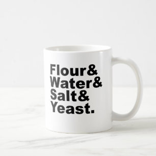 Mug Farine & Eau & Sel & Levure   Ingrédients pour Pai
