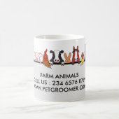 Mug Farm Animals Sheep Chicken Cow customer (Centre)