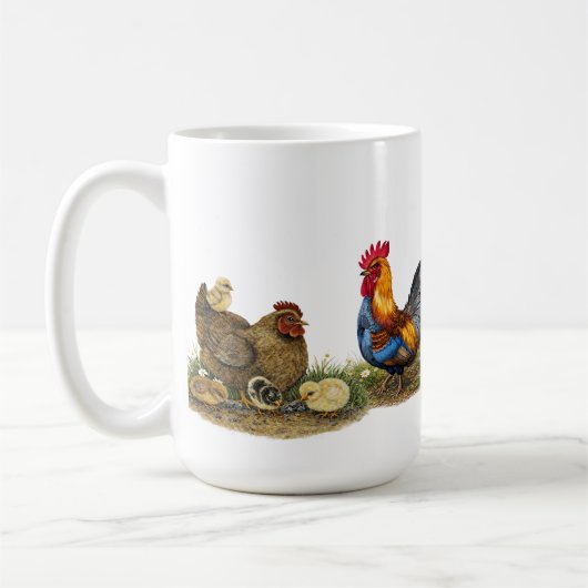 Mug Farm Family Rooster & Hen Teapot (Gauche)