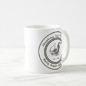 Mug Farm Fresh Eggs Chicken Coop Rustic Country Farm (Devant droit)