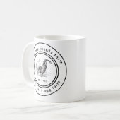 Mug Farm Fresh Eggs Chicken Coop Rustic Country Farm (Devant gauche)