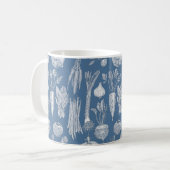Mug farmer's market vegetables cobalt denim (Devant gauche)
