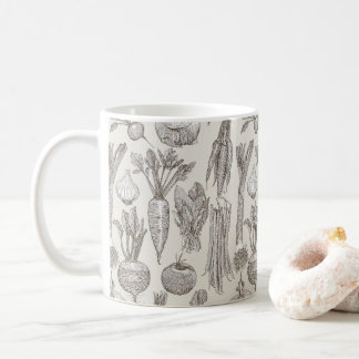 Mug farmer's market vegetables tea strong white