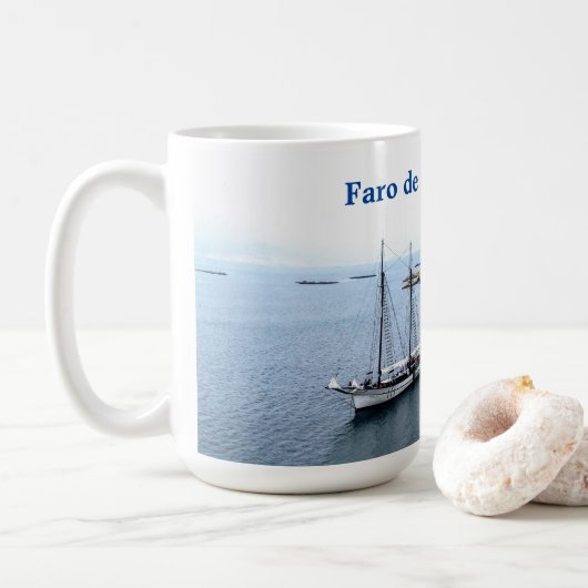 Mug Faro de Punta Cabalo (Avec donut)