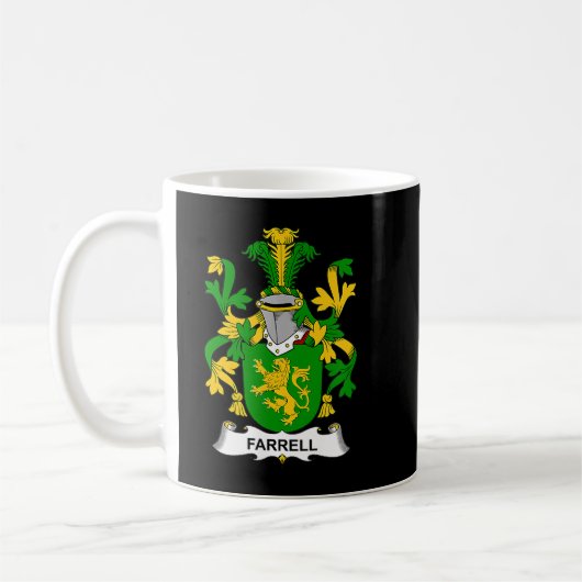 Mug Farrell Manteau d'armoiries Family Crest (Gauche)