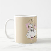 Mug Fashion Bride Neutral Group Maid of Honor Nom (Gauche)