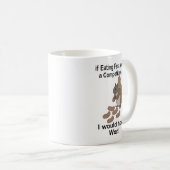 Mug Fast Eating Squirrel Funny Quote (Devant droit)
