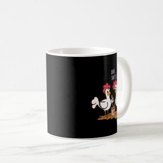 Mug Fast Food Chicken Wings Funny Deep Fried Chicken S (Devant droit)