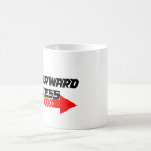 Mug Fast Forward – Bold Red Motivation Quote Design (Centre)