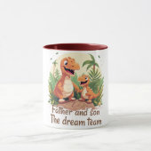 Mug Father and son, the dream team again (Centre)