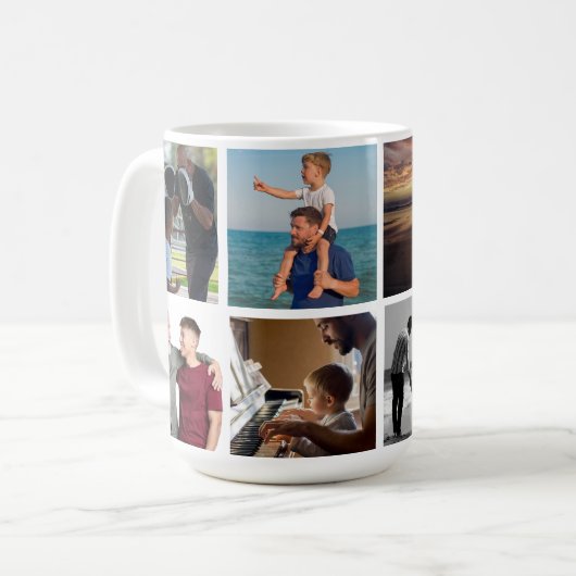 Mug Father’s Day Gift for Dad | Custom Photo (Devant gauche)