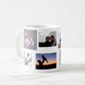 Mug Father Son Love Best Dad Ever Collage Art (Devant gauche)