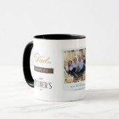 Mug Fathers Day Best Dad Ever Custom Name Photo (Devant gauche)