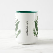 Mug Fathers Day Golf Dad Green Eagle Crest Monogram (Centre)
