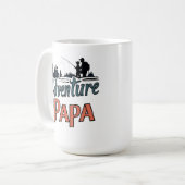 Mug Father's Day mug, The Best gift for papa (Devant gauche)