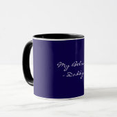 Mug Fathers Day,My Beloved Daddy,Modern , Simple Espre (Devant gauche)