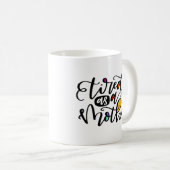 Mug Fatigué comme une mère (Devant droit)