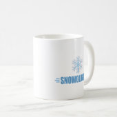 Mug Fatigue de neige (Devant droit)