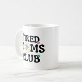 Mug Fatigué Moms Club Retro Daisy Funny (Devant gauche)