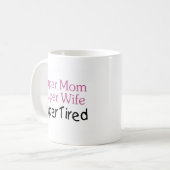 Mug Fatigué superbe d'épouse superbe superbe de maman (Devant gauche)