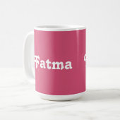 Mug Fatma (Devant gauche)
