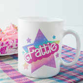 Mug Fattie Plus Size Rainbow Retro 90's Nostalgia Star