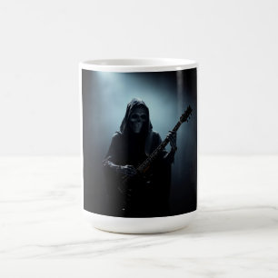 Mug Faucheur sur scène avec guitare