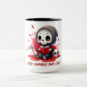 Mug Faucheuse aquarelle amoureuse de livres