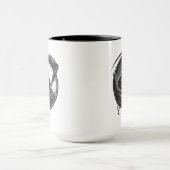 Mug Faucheuse avec faux gothique (Centre)