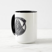Mug Faucheuse avec faux gothique (Devant gauche)